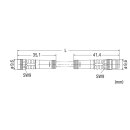 Wago 756-5201/030-020 Sensor-/Aktorleitung M8 Buchse
