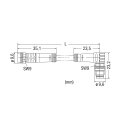 Wago 756-5202/030-010 Sensor-/Aktorleitung M8 Buchse