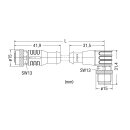 Wago 756-5402/040-010 Sensor-/Aktorleitung M12A