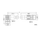 Wago 756-5403/060-050 Sensor-/Aktorleitung M12A Weiß