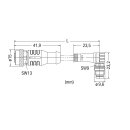 Wago 756-5502/030-020 Sensor-/Aktorleitung M12A Schwarz