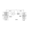 Wago 756-5504/030-010 Sensor-/Aktorleitung M12A Weiß