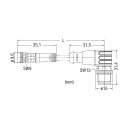 Wago 756-5508/040-010 Sensor-/Aktorleitung M8 Buchse