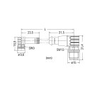 Wago 756-5510/030-020 Sensor-/Aktorleitung M8 Buchse