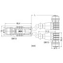 Wago 756-5517/040-020 Sensor-/Aktorleitung