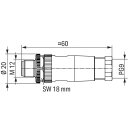 Wago 756-9203/050-000 Konfektionierter Steckverbinder 5p