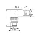 Wago 756-9204/050-000 Konfektionierter Steckverbinder 5p