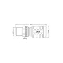 Wago 756-9209/060-000 M12-Stecker axial 5-polig
