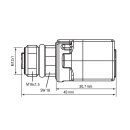 Wago 756-9504/040-000 Adapter M12 Buchse