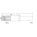 Wago 756-3501/050-100 Power-Leitung M12L-Buchse