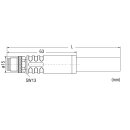 Wago 756-3503/050-050 Power-Leitung M12L-Stecker
