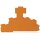 Wago 2003-6694 Abschluss- und Zwischenplatte Orange