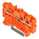 Wago 2202-1302 3-Leiter-Durchgangsklemme Orange