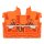 Wago 2250-322 2-Leiter-Mini-Durchgangsklemme Orange