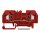 Wago 282-903 2-Leiter-Durchgangsklemme Rot