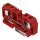 Wago 284-903 2-Leiter-Durchgangsklemme Rot