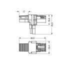 Wago 770-1606 T-Verteiler 2-polig Schwarz