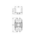 Wago 770-1626 Montageplatte 2-polig