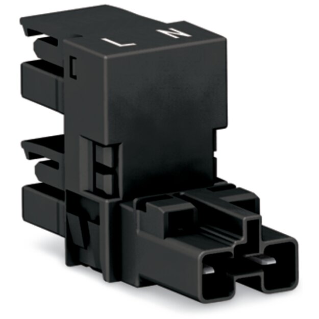 Wago 770-1634 h-Verteiler 2-polig Schwarz