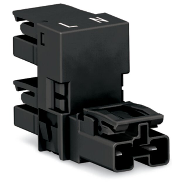 Wago 770-1636 h-Verteiler 2-polig Schwarz