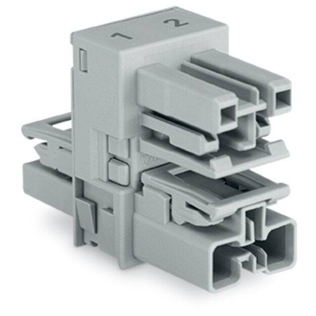Wago 770-1658 h-Verteiler 2-polig Grau