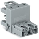 Wago 770-1661 h-Verteiler 3-polig Grau
