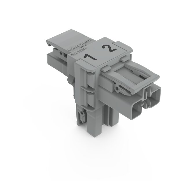 Wago 770-1701 T-Verteiler 2-polig Grau