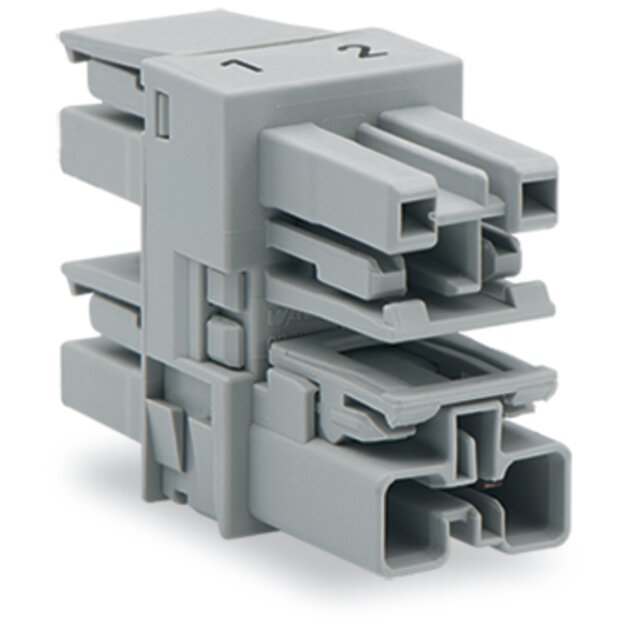Wago 770-1704 3-fach-Verteiler 2-polig Grau