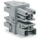 Wago 770-1704 3-fach-Verteiler 2-polig Grau