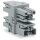 Wago 770-1704 3-fach-Verteiler 2-polig Grau