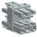 Wago 770-1714 3-fach-Verteiler 3-polig Grau