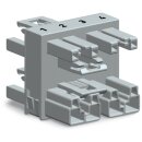 Wago 770-1734 3-fach-Verteiler 4-polig Grau