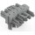 Wago 770-1741 T-Verteiler 5-polig Grau