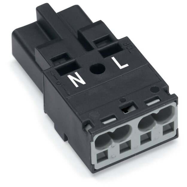 Wago 770-212 Stecker 2-polig Schwarz