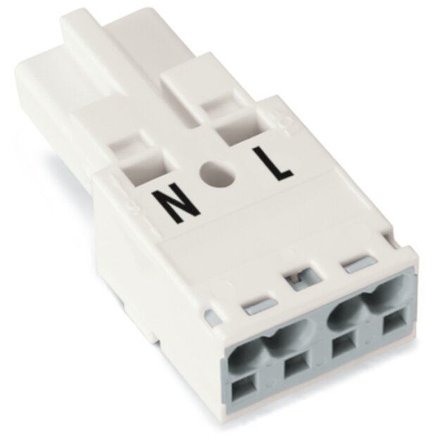 Wago 770-232 Stecker 2-polig Weiß