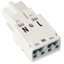 Wago 770-232 Stecker 2-polig Weiß