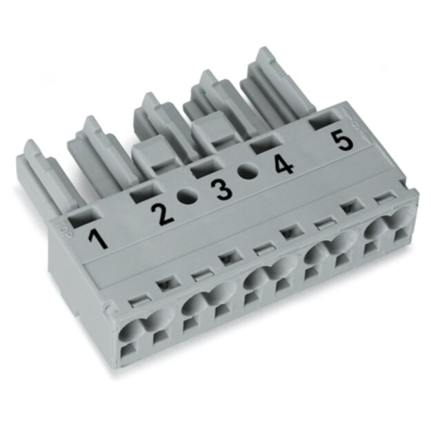 Wago 770-245 Buchse 5-polig Grau