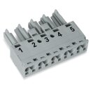 Wago 770-245 Buchse 5-polig Grau