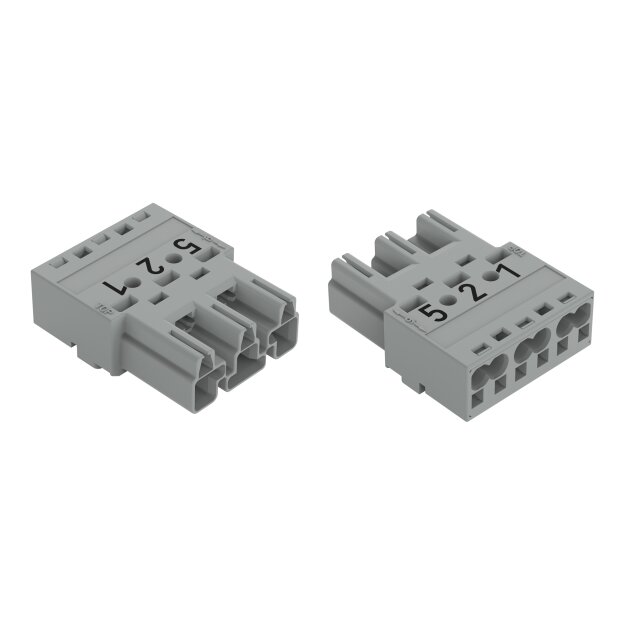 Wago 770-253/081-000 Stecker 3-polig Grau