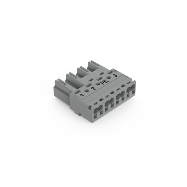 Wago 770-254/062-000 Stecker 4-polig Grau