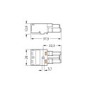 Wago 770-282/080-000 Buchse 2-polig