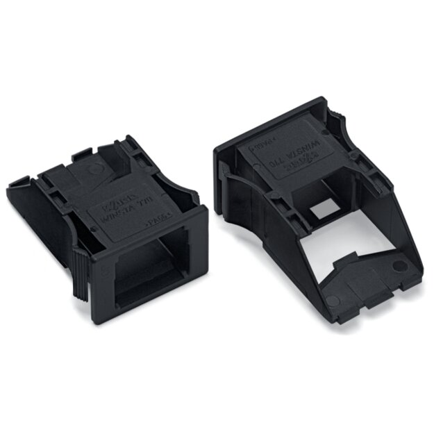 Wago 770-317 Snap-In-Rahmen Schwarz