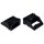 Wago 770-318 Snap-In-Rahmen Schwarz