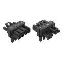 Wago 770-627 T-Verteiler 4-polig Schwarz