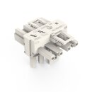 Wago 770-677 T-Verteiler 4-polig Weiß