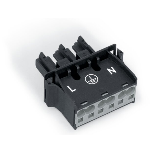Wago 770-703/009-000 Snap-In-Buchse Schwarz