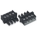 Wago 770-704/009-000 Snap-In-Buchse Schwarz