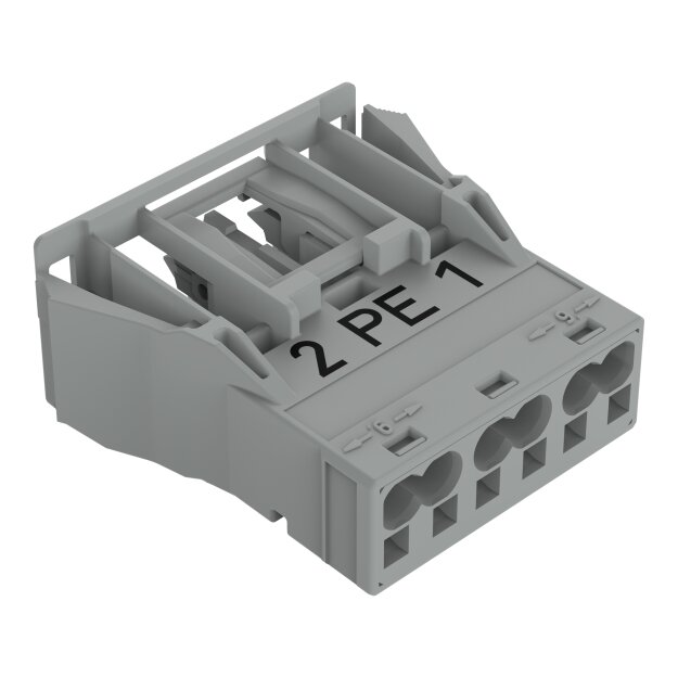 Wago 770-743/062-000 Snap-In-Buchse Grau