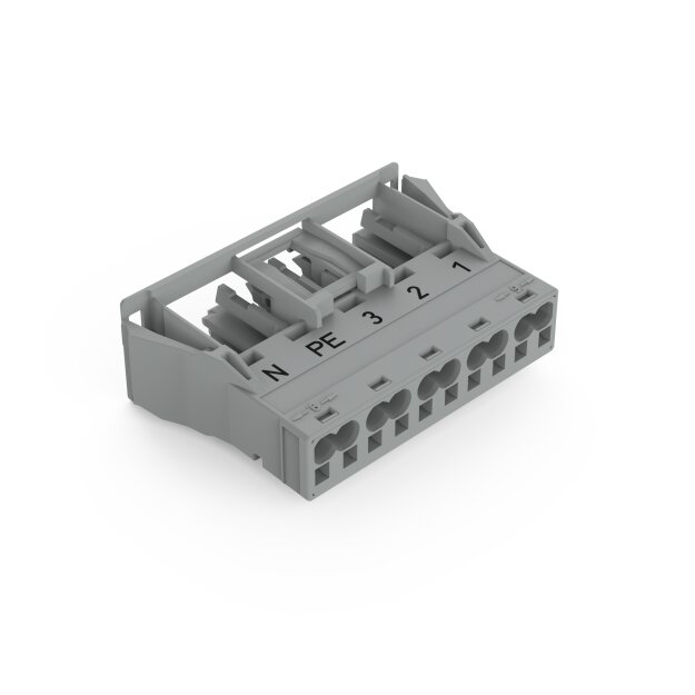 Wago 770-745/062-000 Snap-In-Buchse Grau