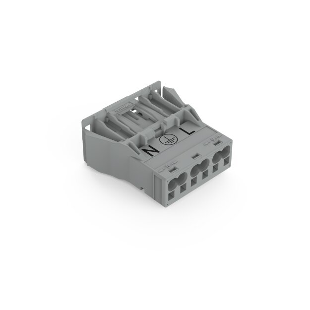 Wago 770-753/060-000 Snap-In-Stecker Grau